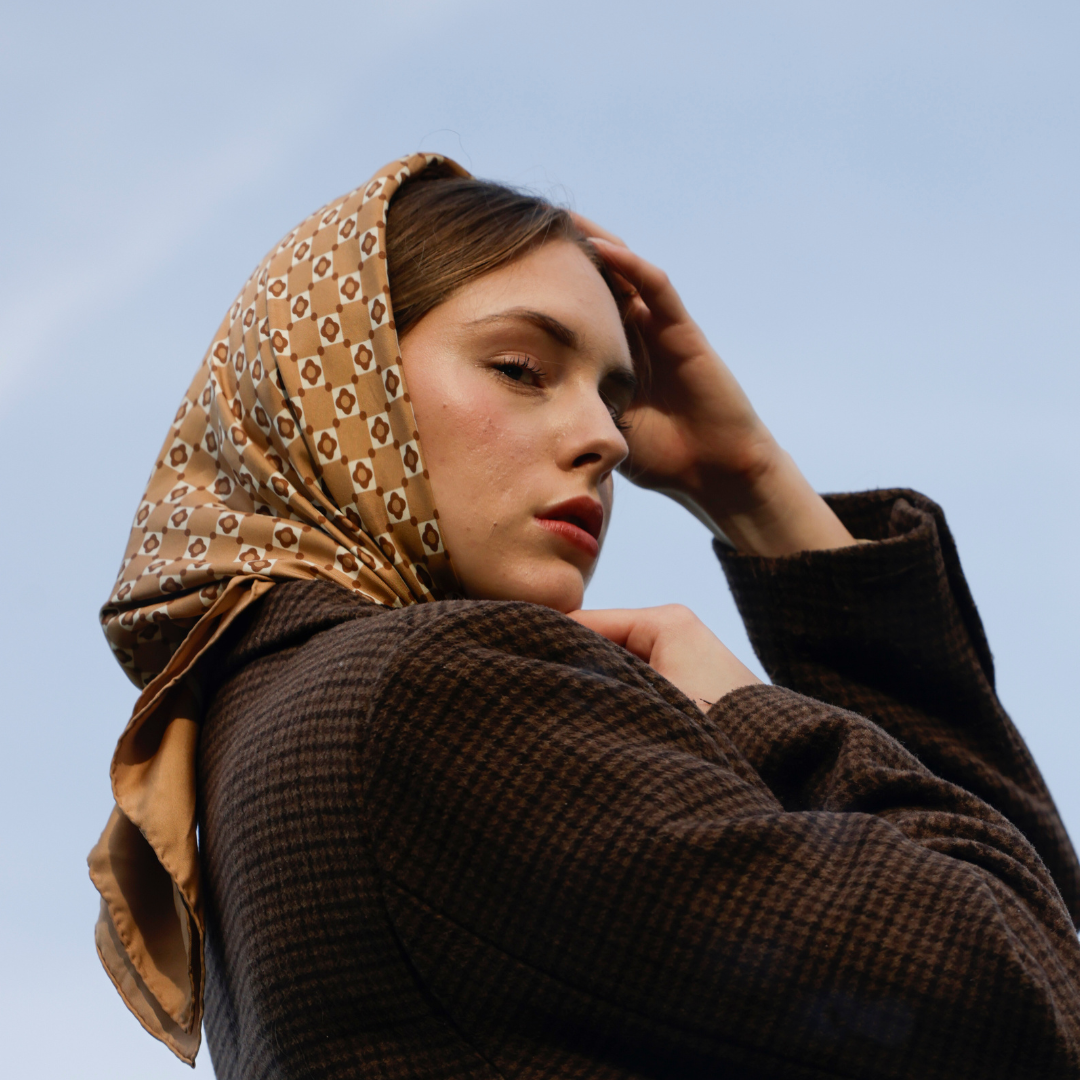 Cafe Silk Scarf